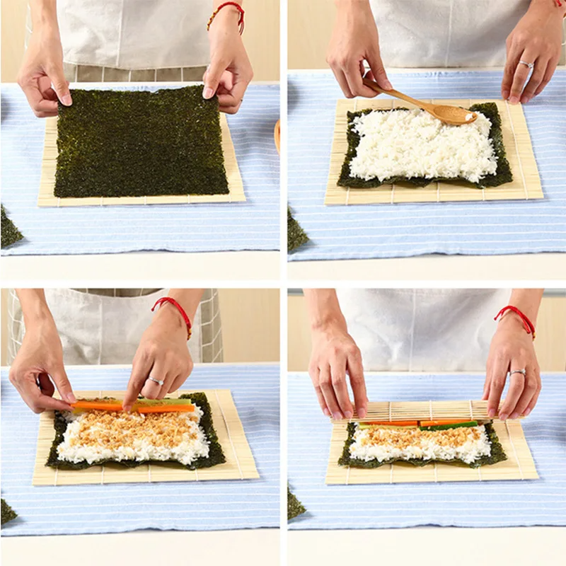 Bamboo white skin sushi roll